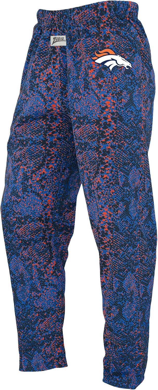 Zubaz NFL Z88 Team Logo Pants for Game Day or Lounge Wear