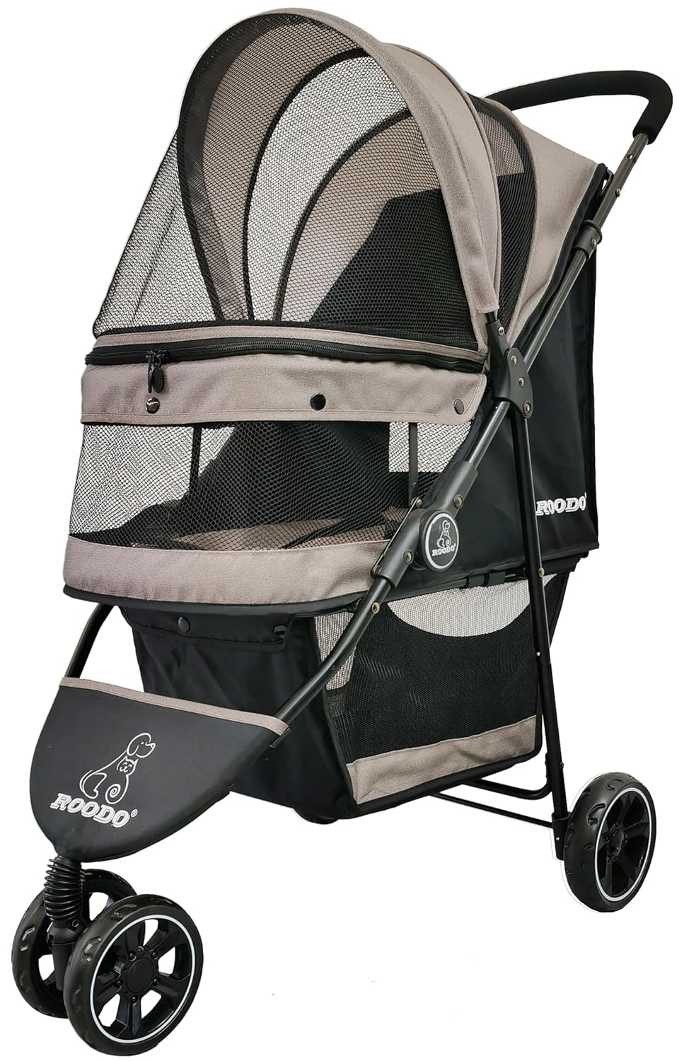 ROODO Escort 3 Wheel Pet Stroller for Small Medium Dogs Cats