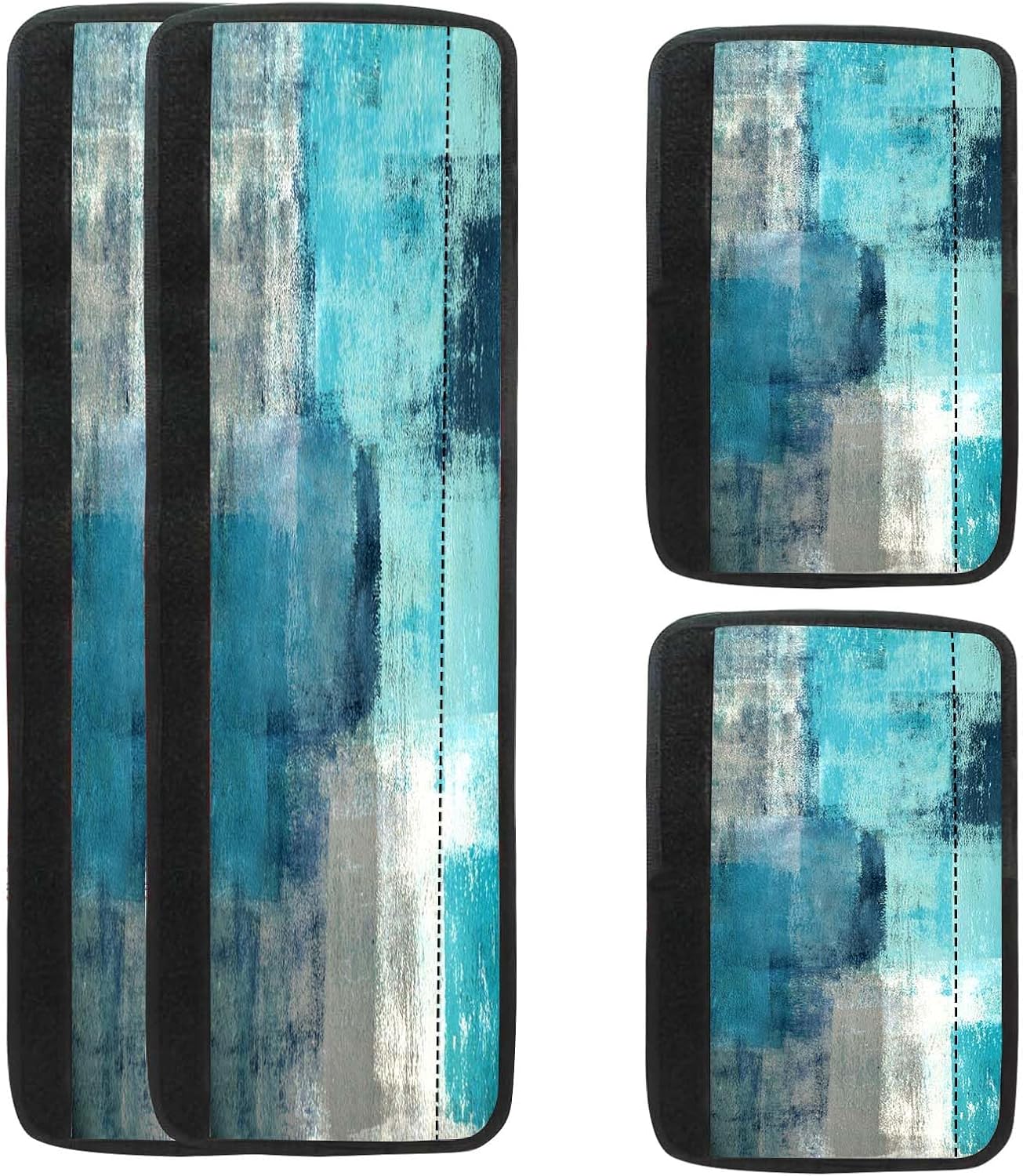 Turquoise Kitchen Handle Covers Set - Anti-Slip & Durable
