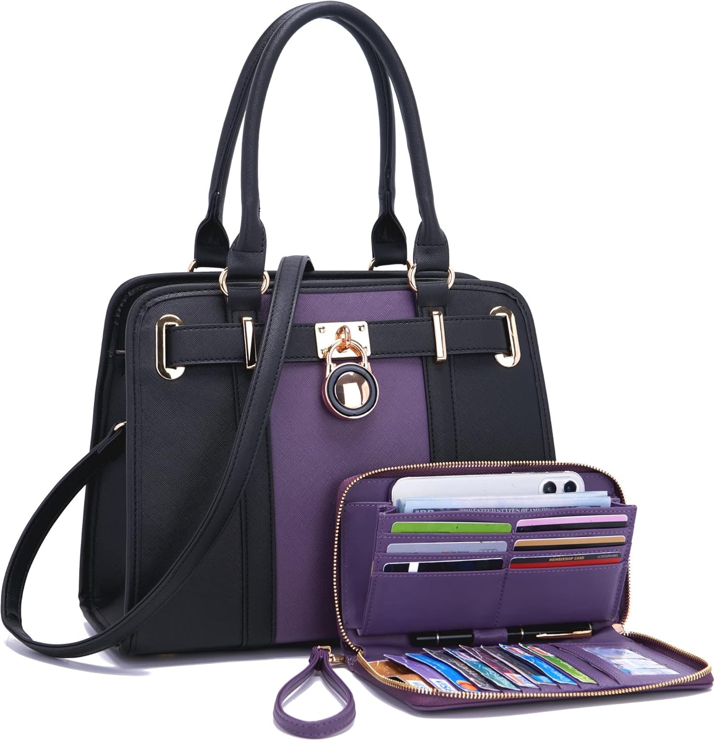 Handbags Sets For Women Shoulder Bags Top Handle Work Satchel