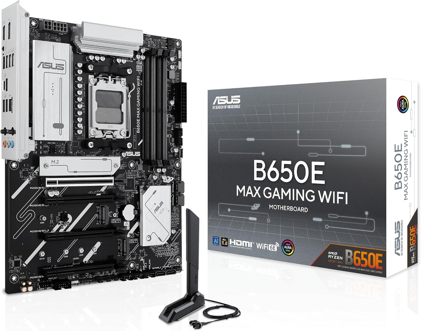ASUS B650E MAX Gaming WiFi Motherboard for Advanced AI PCs