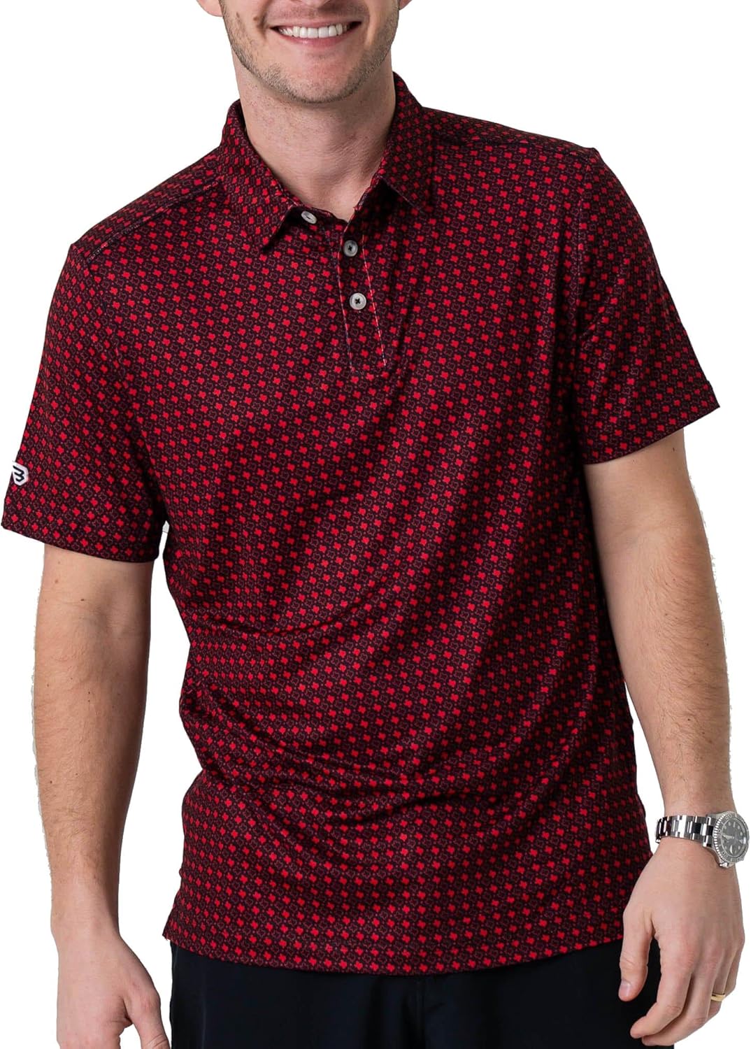 Burlebo Mens Performance Polo Shirt for Active Lifestyles