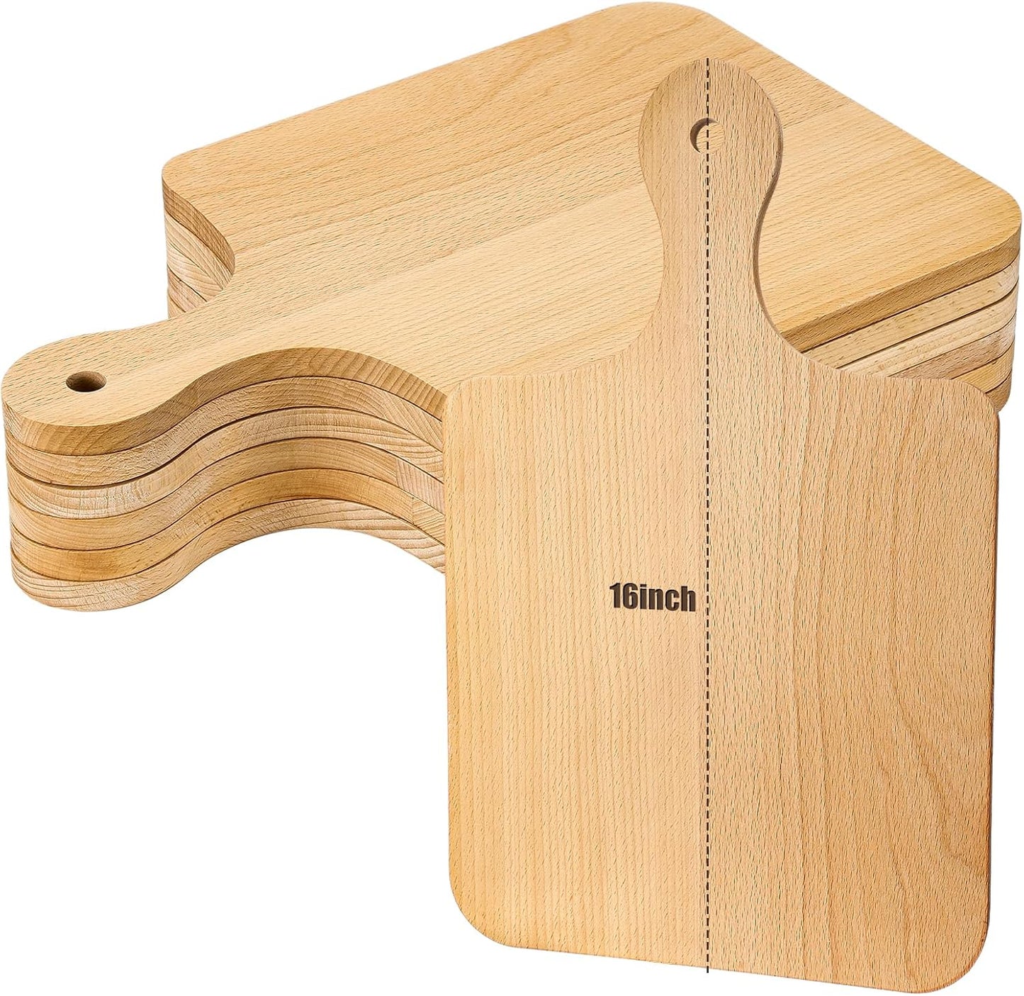 Thick Wood Cutting Boards Set for Chopping and Serving Needs
