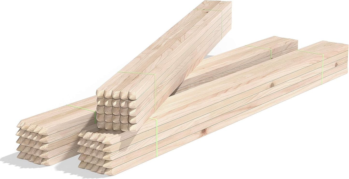 Greenes Fence 4 Ft Garden and Sign Post Stakes for Your Garden