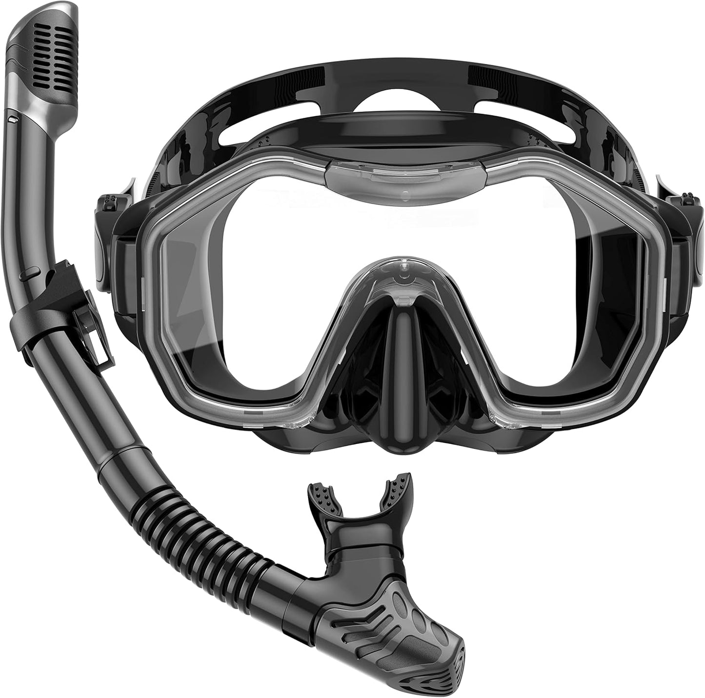 Dry-Top Snorkel Set - Ultimate 180 View!