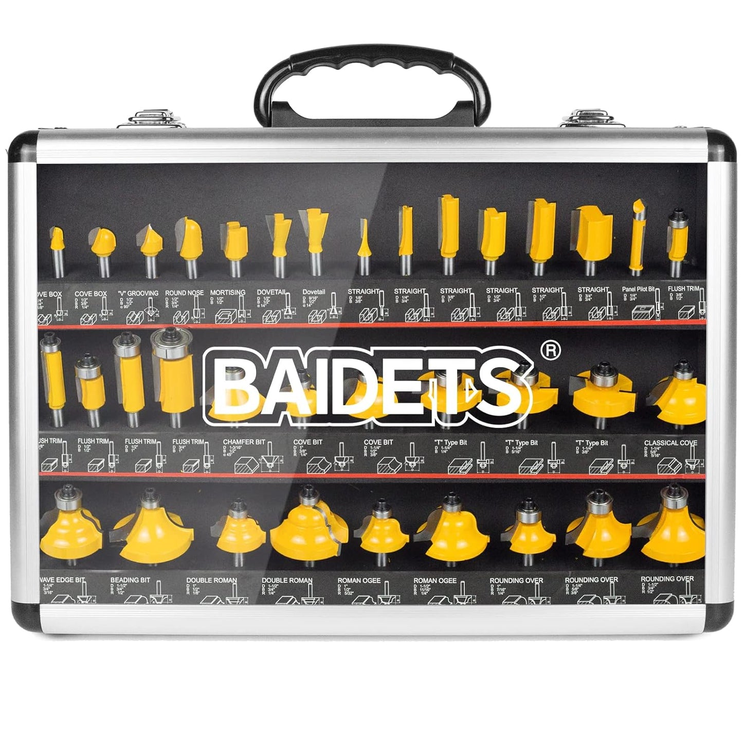 Router Bits 1/4 Inch Shank Set for Woodworking Projects