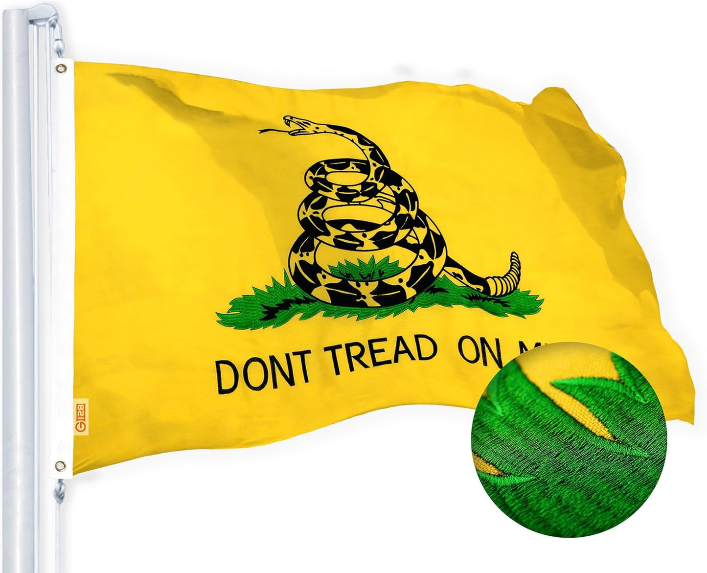 Gadsden Don't Tread On Me Flag | 3x5 Ft | Heavy Duty Design