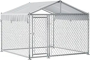 UDPATIO Large Dog Kennel Outdoor Pen for Safe Pet Playtime