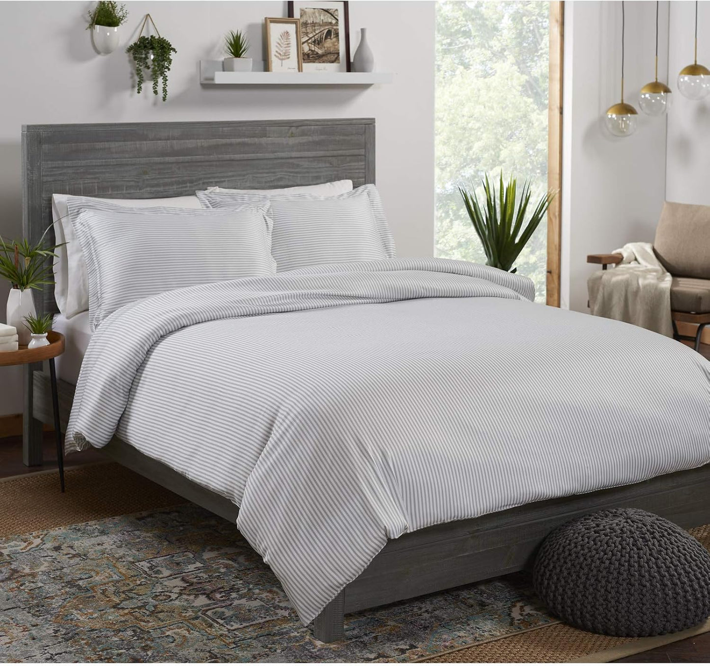 Queen Duvet Cover Set - Luxuriously Soft Bamboo Bedding