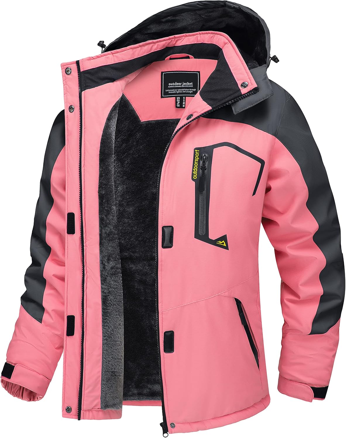 TACVASEN Women's Winter Jacket Waterproof Ski Coat for Cold Weather