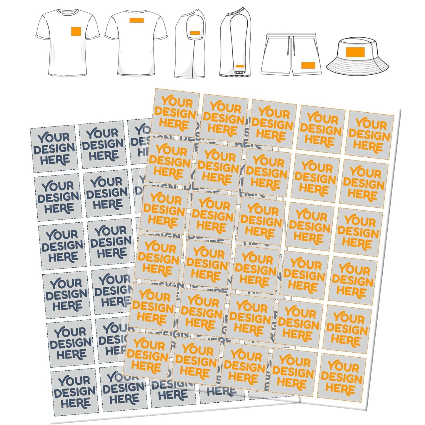 Premium 2-10 DTF Logo Transfers: Superior Ink Retention, Ready to Press