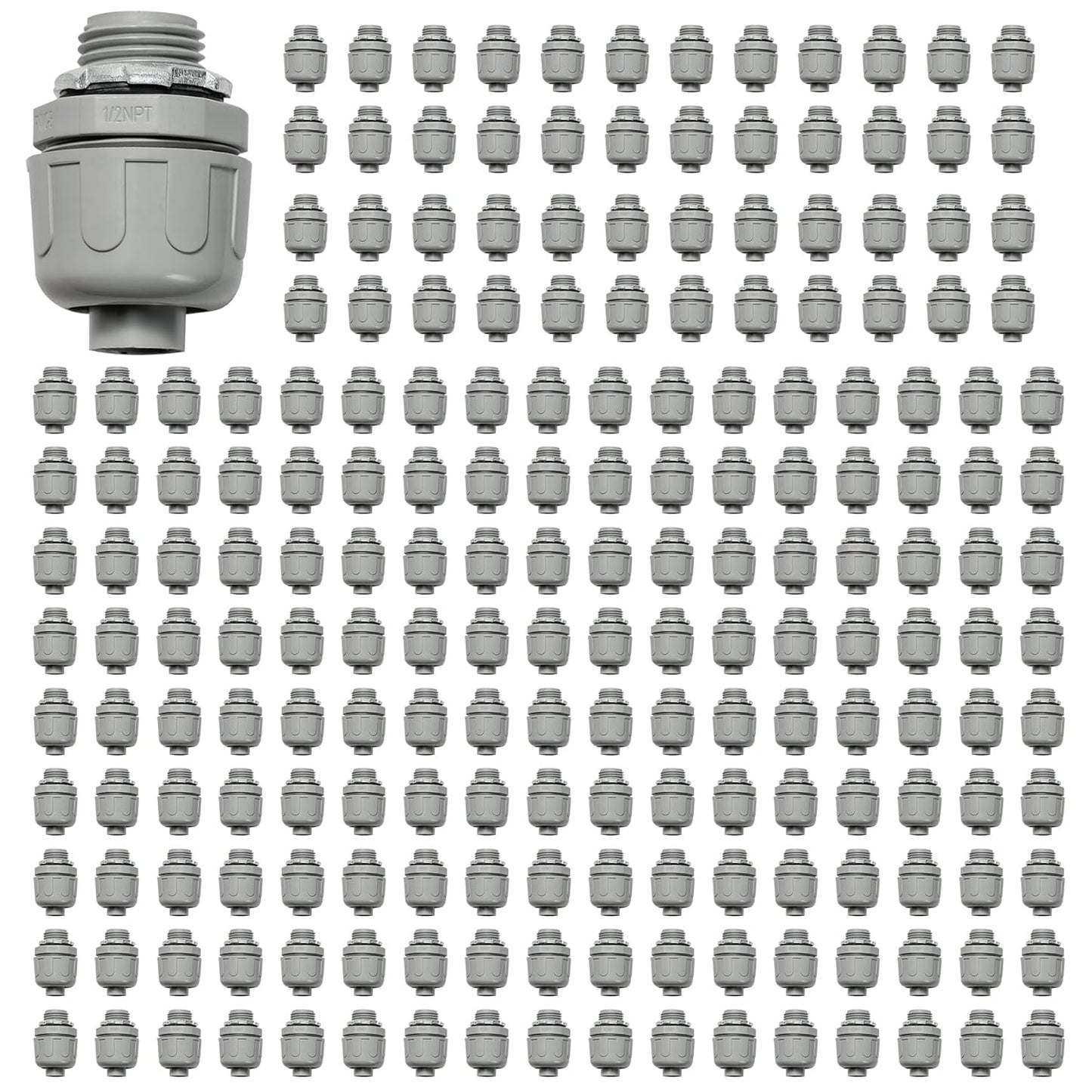 1/2 Inch Liquid Tight Connector for PVC Electrical Flexible Conduit