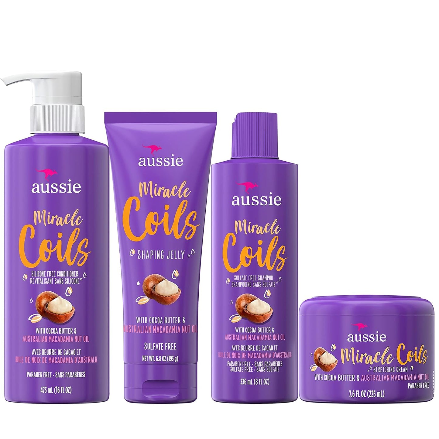 Aussie Miracle Coils Complete Hair Care Set