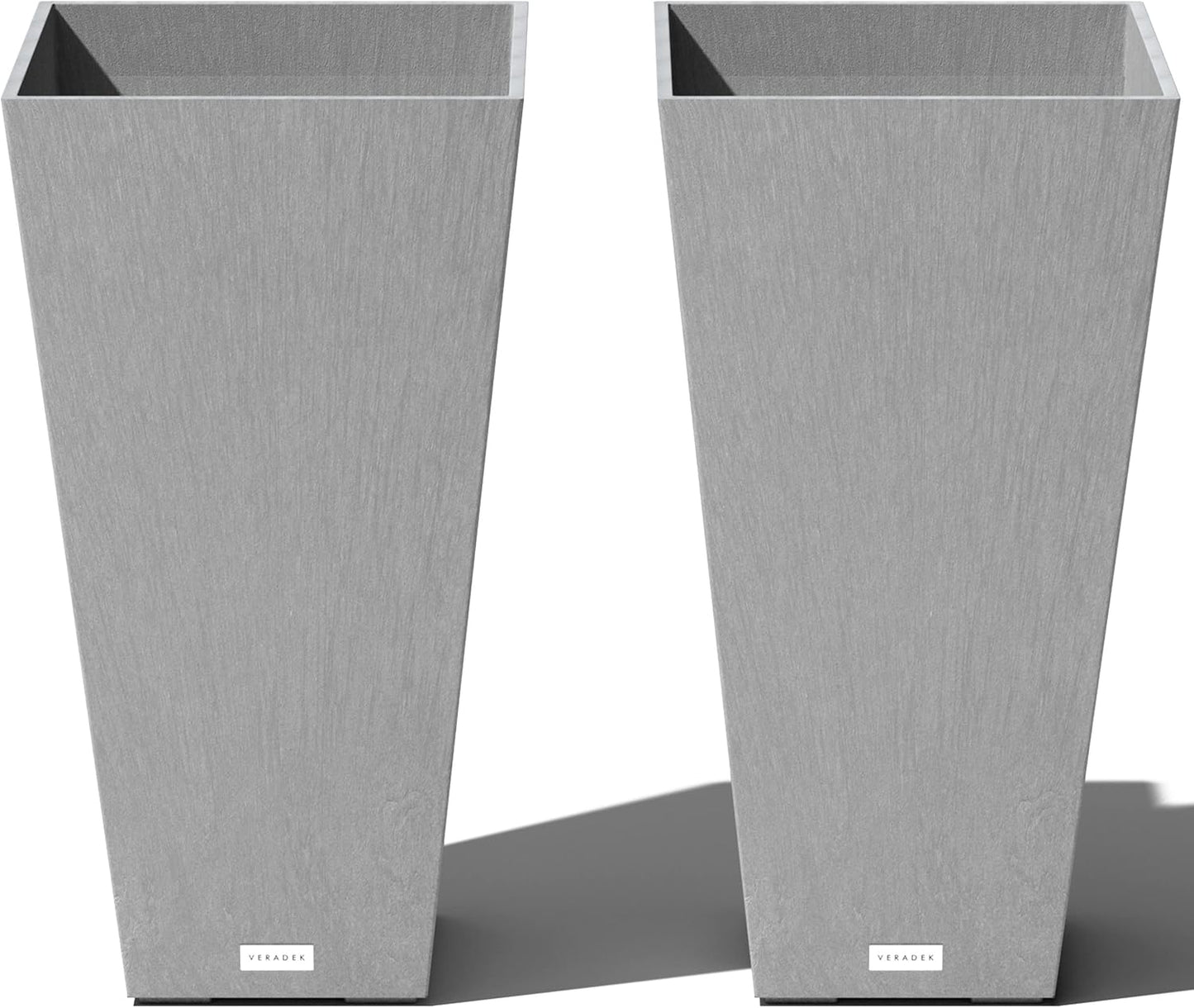 Veradek V-Resin Indoor/Outdoor Taper Planter, 2-Pack Review