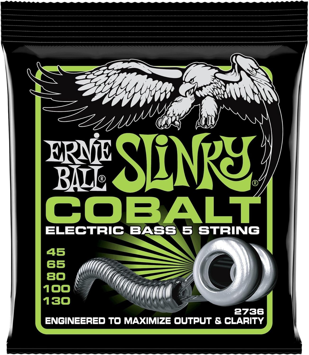 Ernie Ball Cobalt 5-String Regular Slinky Bass Strings Review