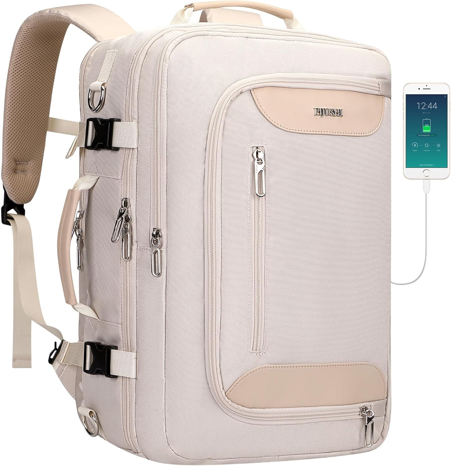 PIJUSHI Travel Backpack for Women with Shoe Compartment