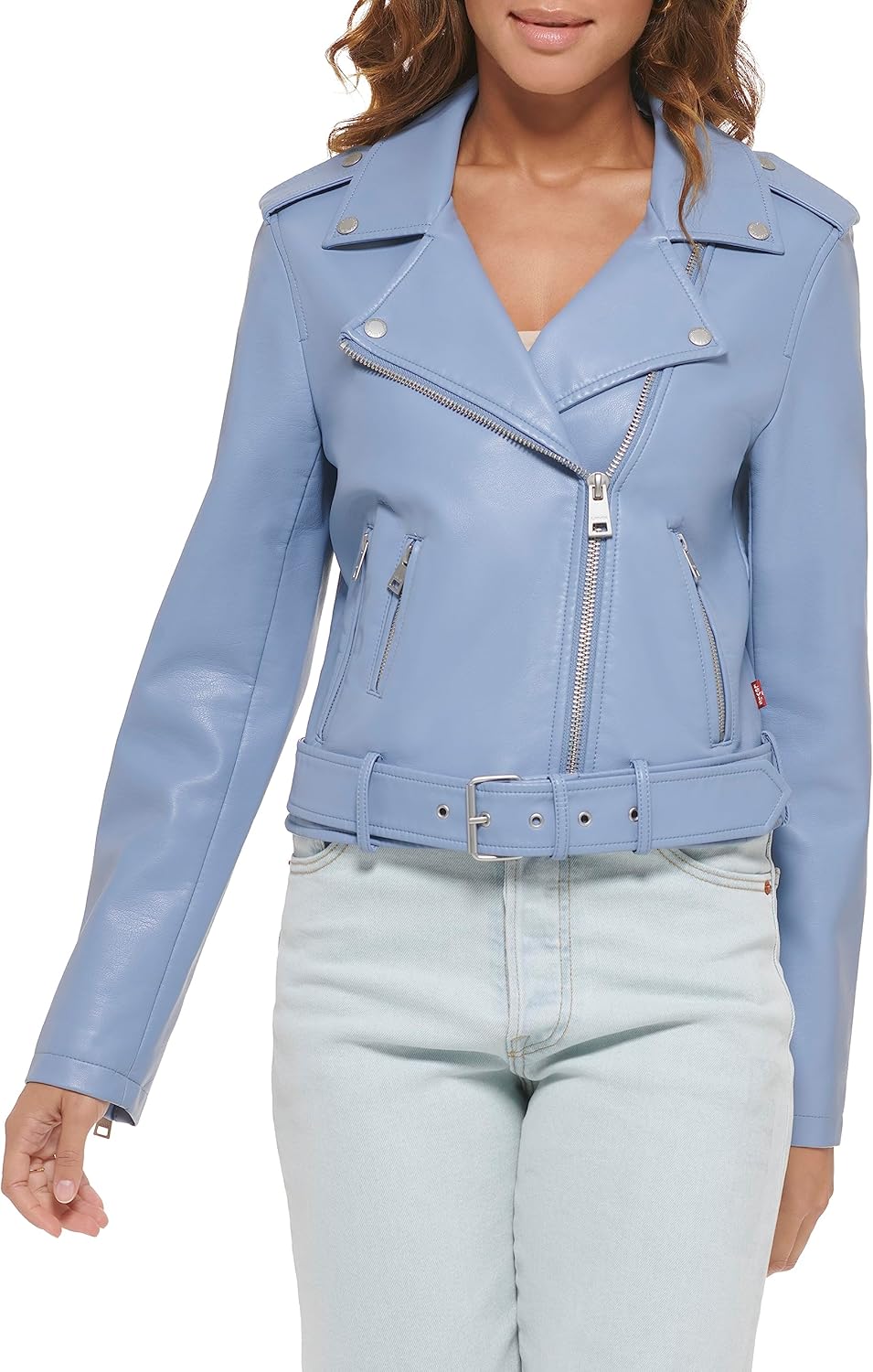 Levi's Womens The Belted Faux Leather Moto Jacket Review