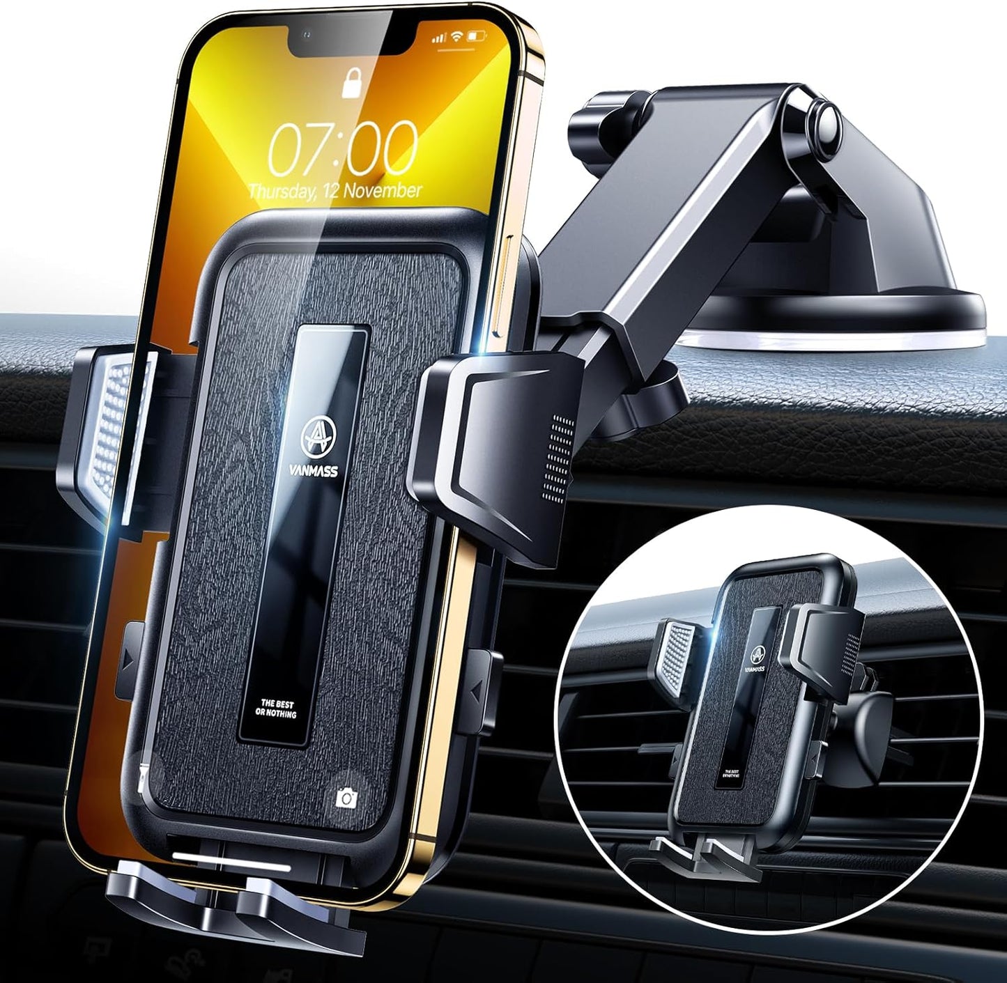 VANMASS Car Phone Holder: Top Military-Grade Strength