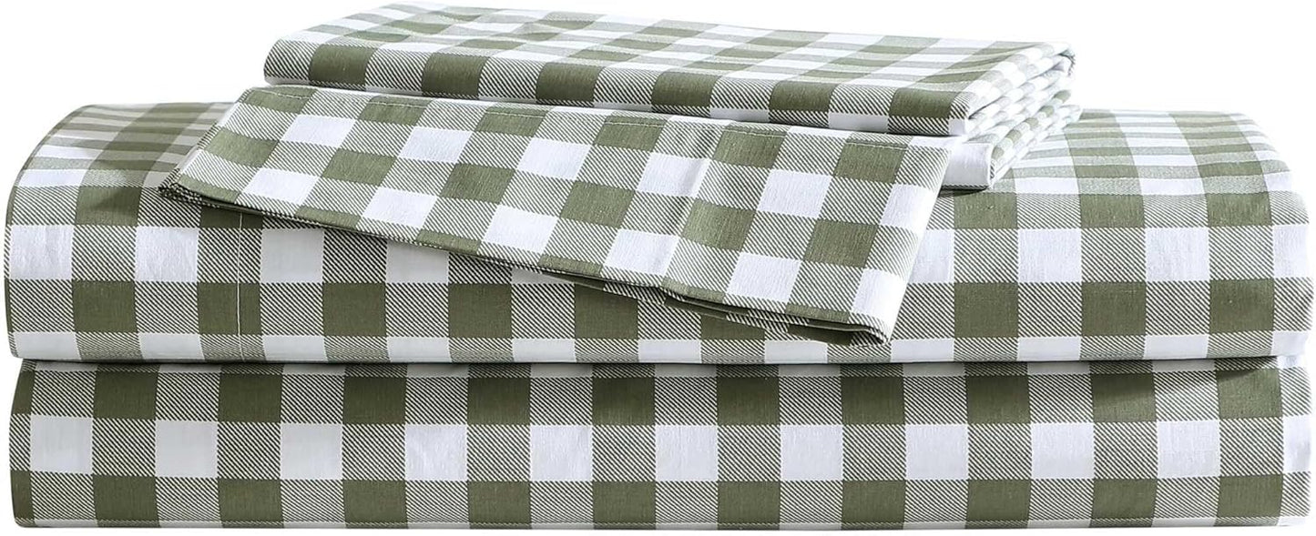 Eddie Bauer Twin Sheet Set - Crisp Cooling Cotton Percale