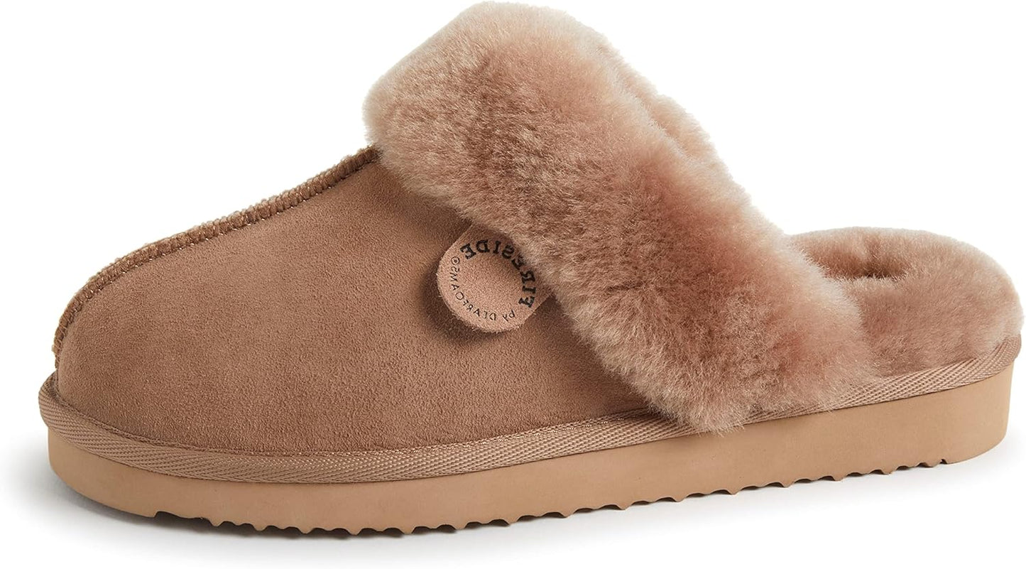 Fireside Women's Sydney Slippers: Genuine Shearling Comfort