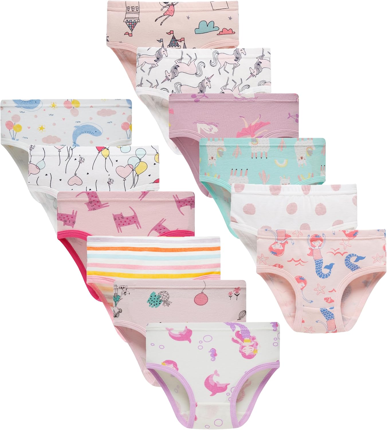 Boboking Girls Soft Underwear Toddler Kids Briefs Cotton Panties