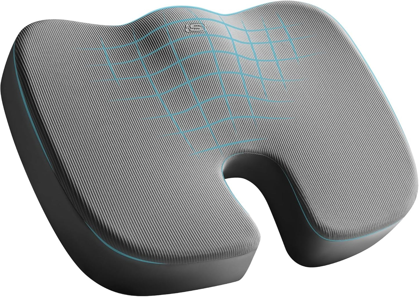 Skechers Memory Foam Seat Cushion - Tailbone Pain Relief