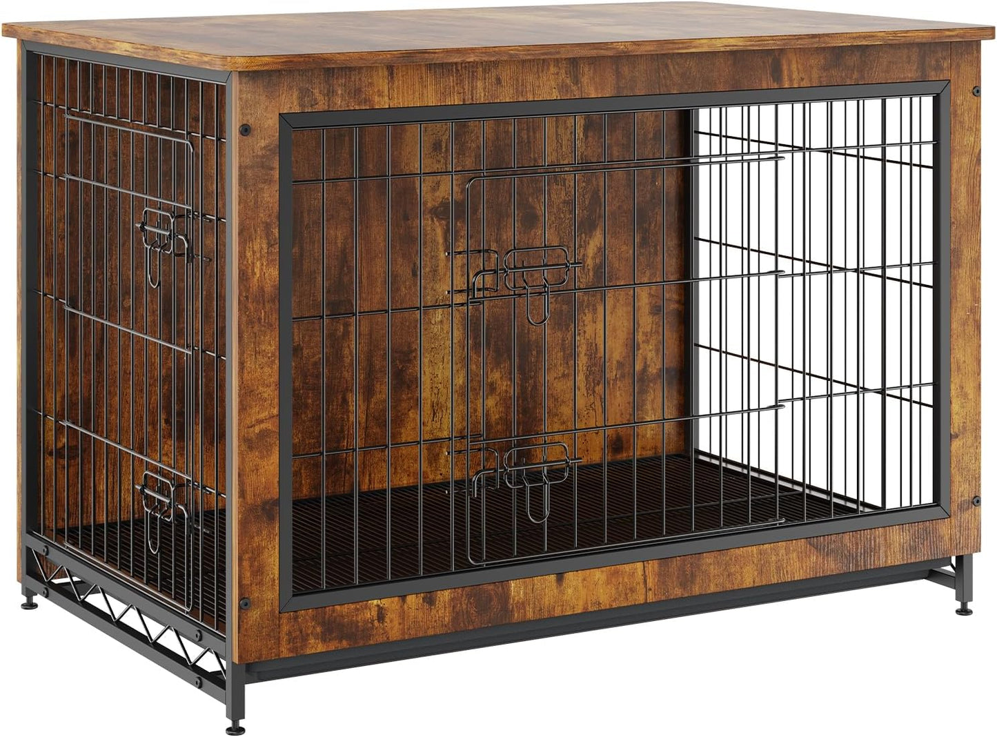 VEVOR Dog Crate Furniture - Stylish 38 inch Wooden Dog Crate