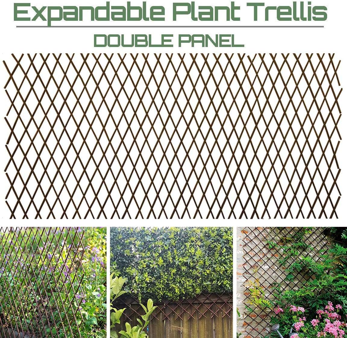 Nature Willow Trellis Expandable Plant Support for Climbing Plants