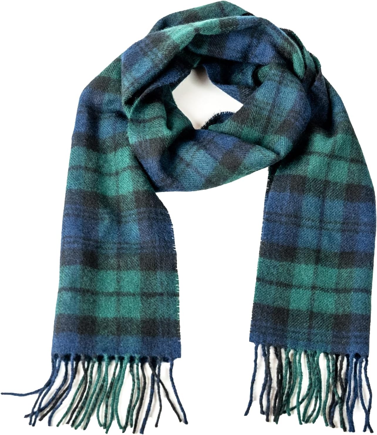 Briomhar Tartan Plaid Wool Scottish Scarf for Winter Style