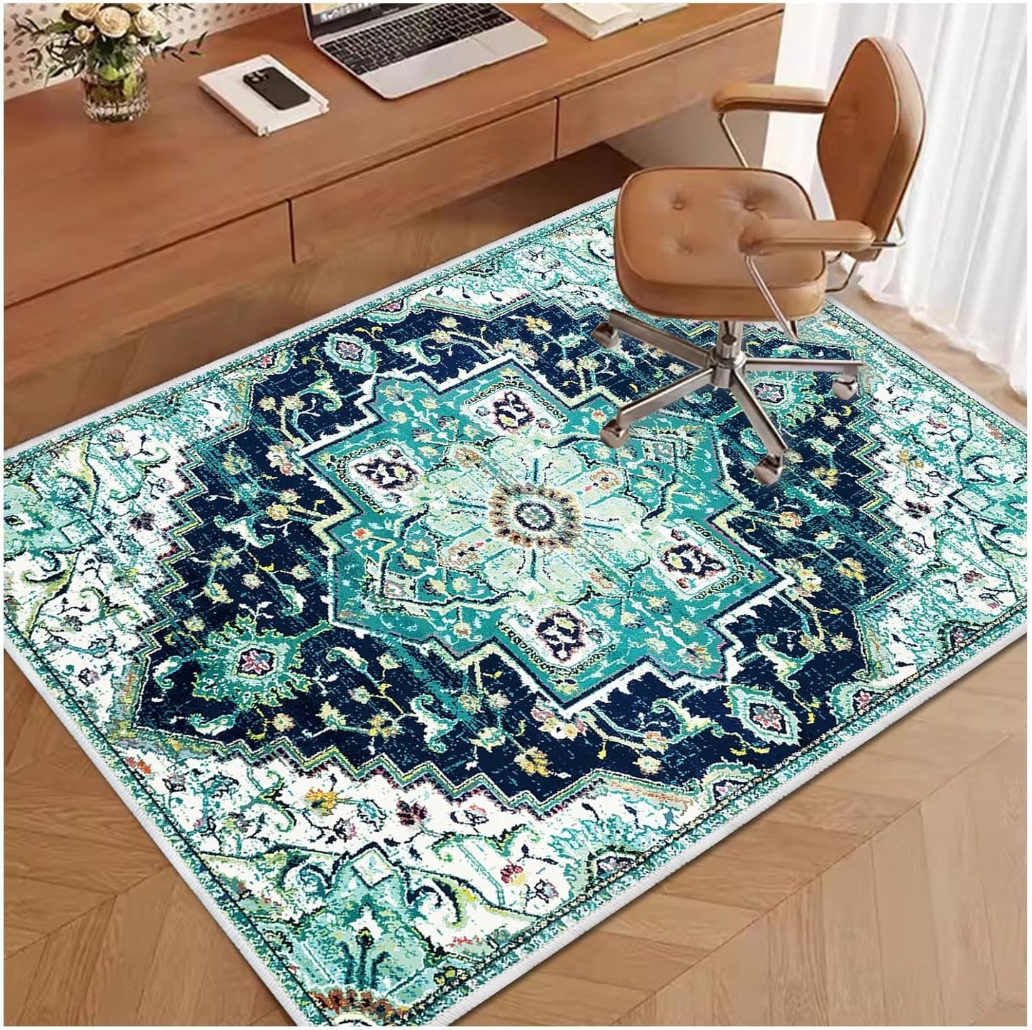 Anti-Slip Home Office Chair Mat - Protects Floors!