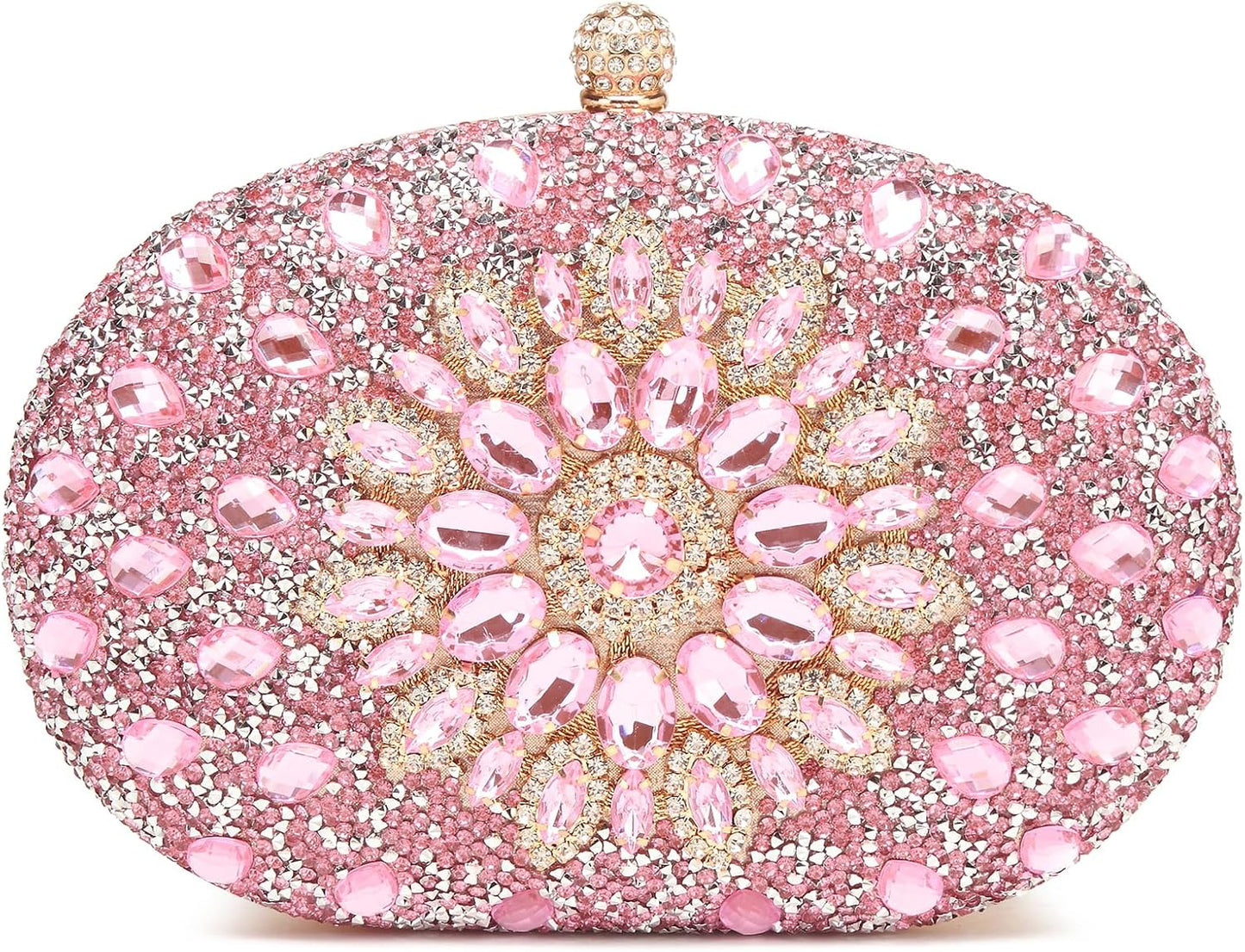 Sparkly Rhinestone Clutch Purses for Elegant Evening Events