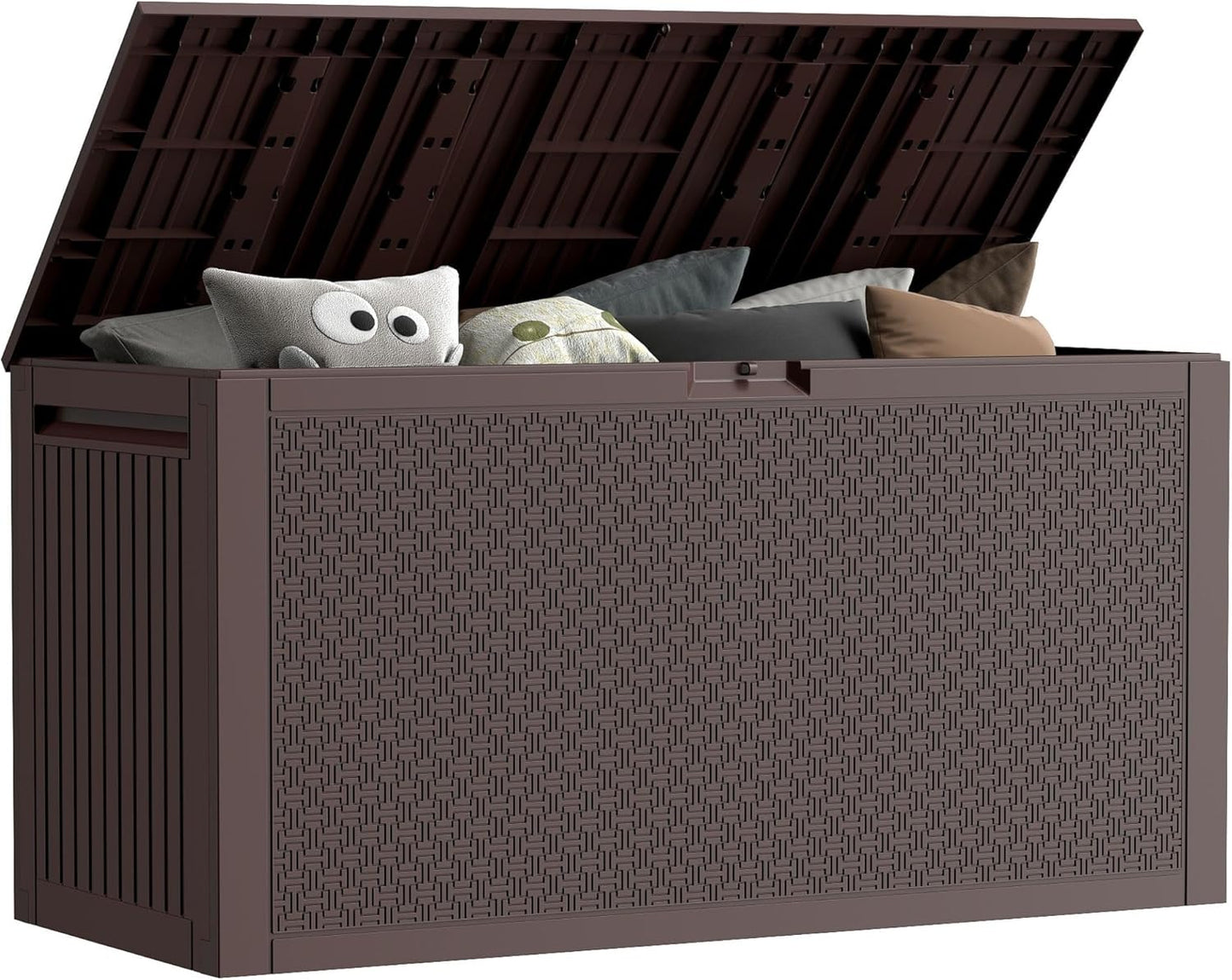 90 Gallon Outdoor Storage Box for Cushions and Tools