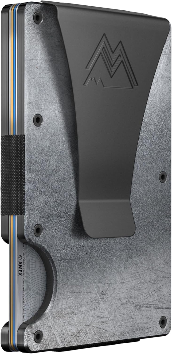 Mountain Voyage Co Minimalist Wallet for Men & Women - Slim RFID