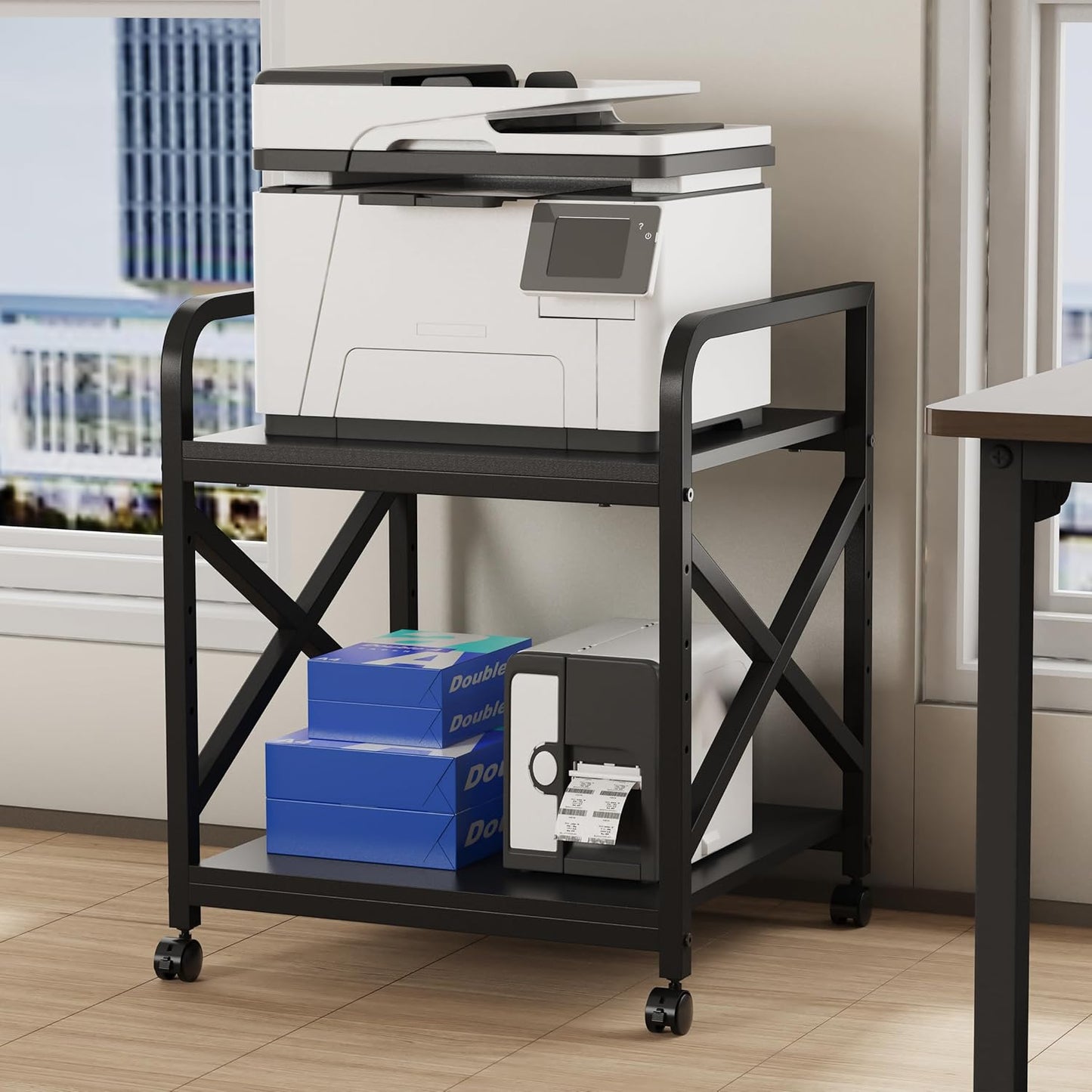 Height Adjustable Printer Stand for Home Office