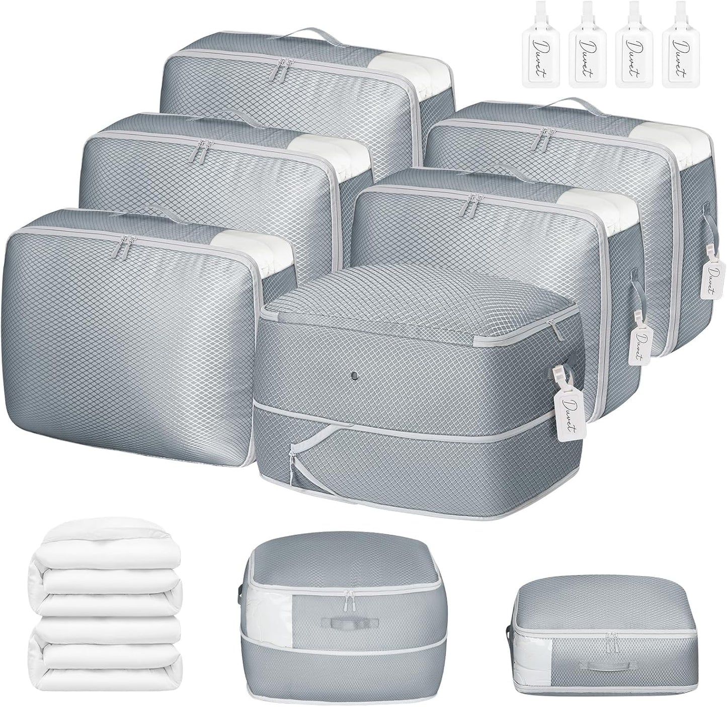 DIMJ Comforter Storage Bags for Bedding and Seasonal Items