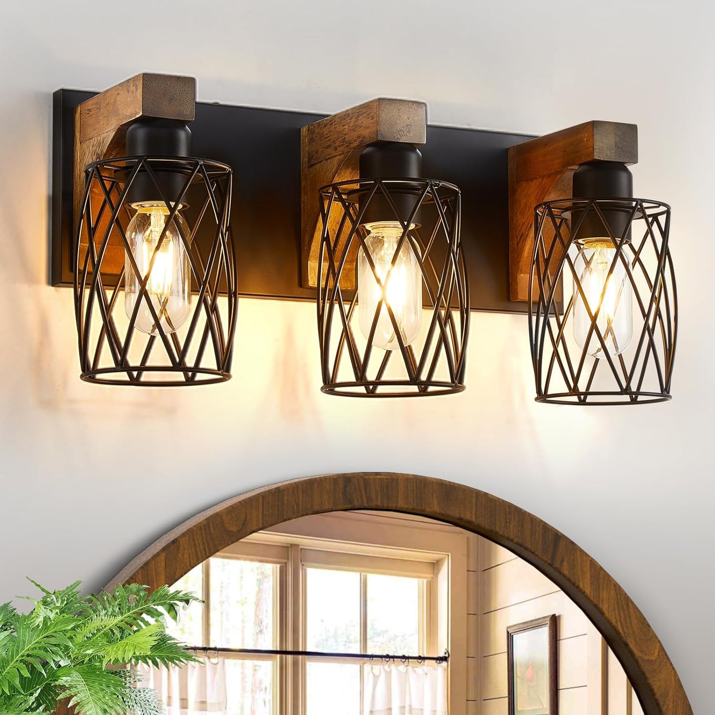 Farmhouse Bathroom Vanity Light for Rustic Style and Elegance