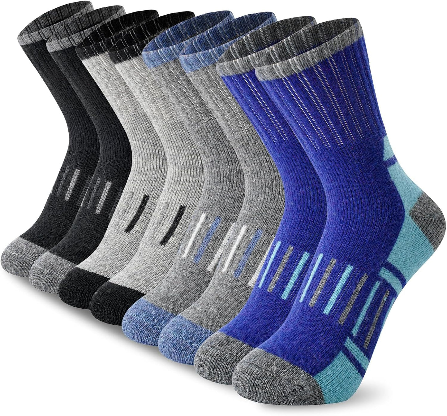 BISOUSOX Kids Merino Wool Winter Socks