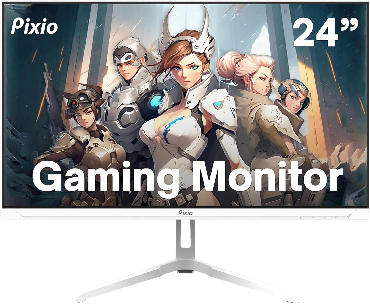 Pixio 24 Wave White Gaming Monitor - 200Hz Refresh Rate