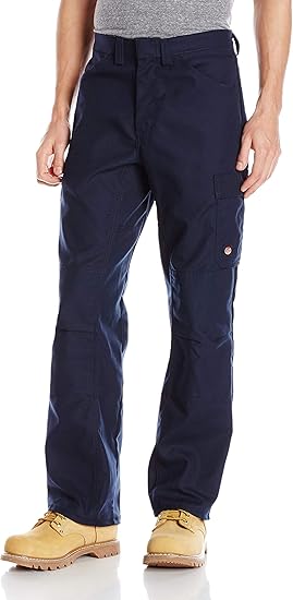 Red Kap Men's Double Knee No-Scratch Shop Pants for Durability