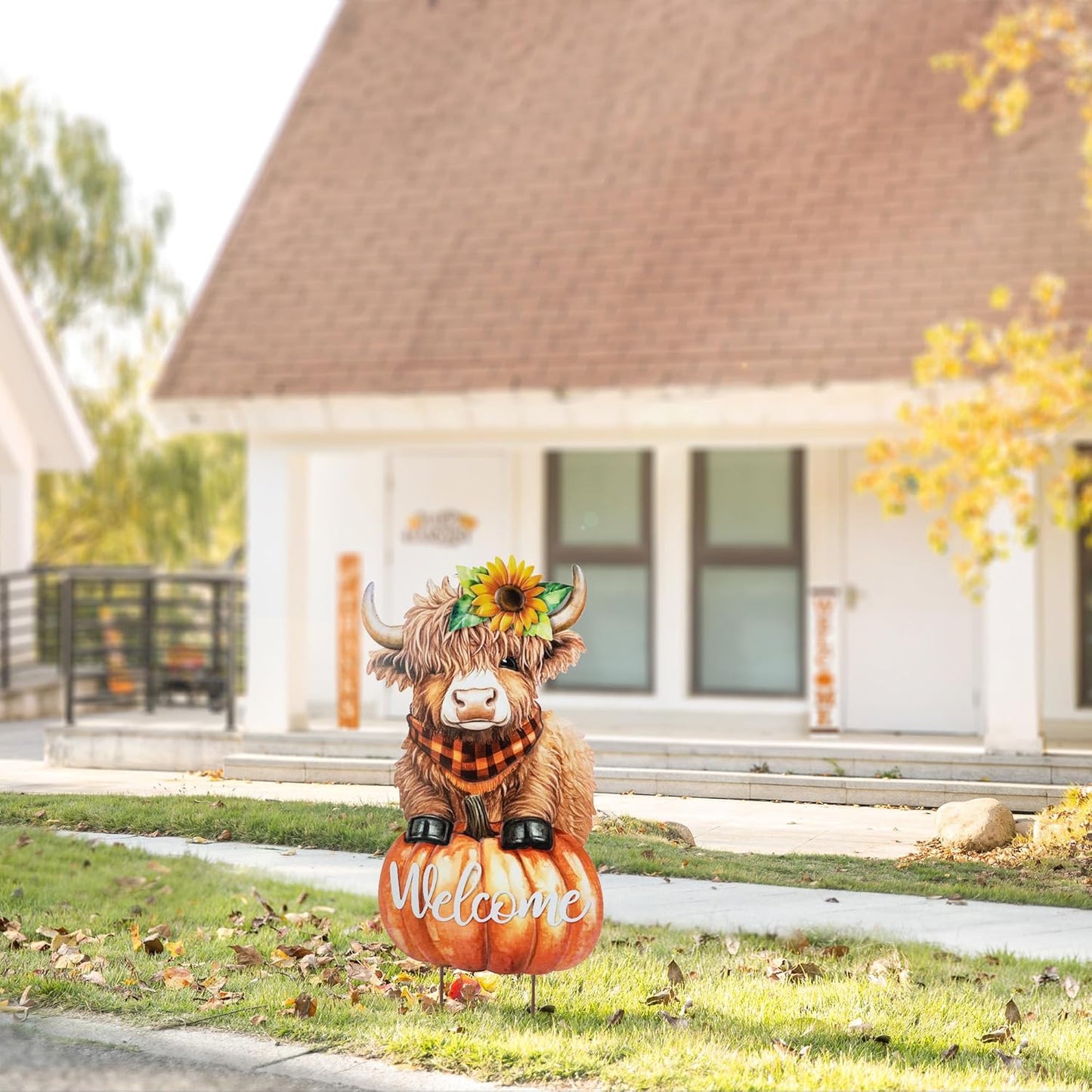 Fall Thanksgiving Yard Stake Decorations for Outdoor Use