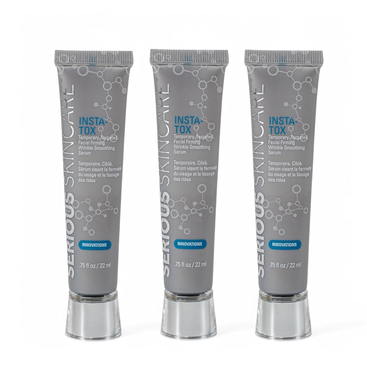 INSTA-TOX Instant Wrinkle Smoothing Serum TRIO for Youthful Skin
