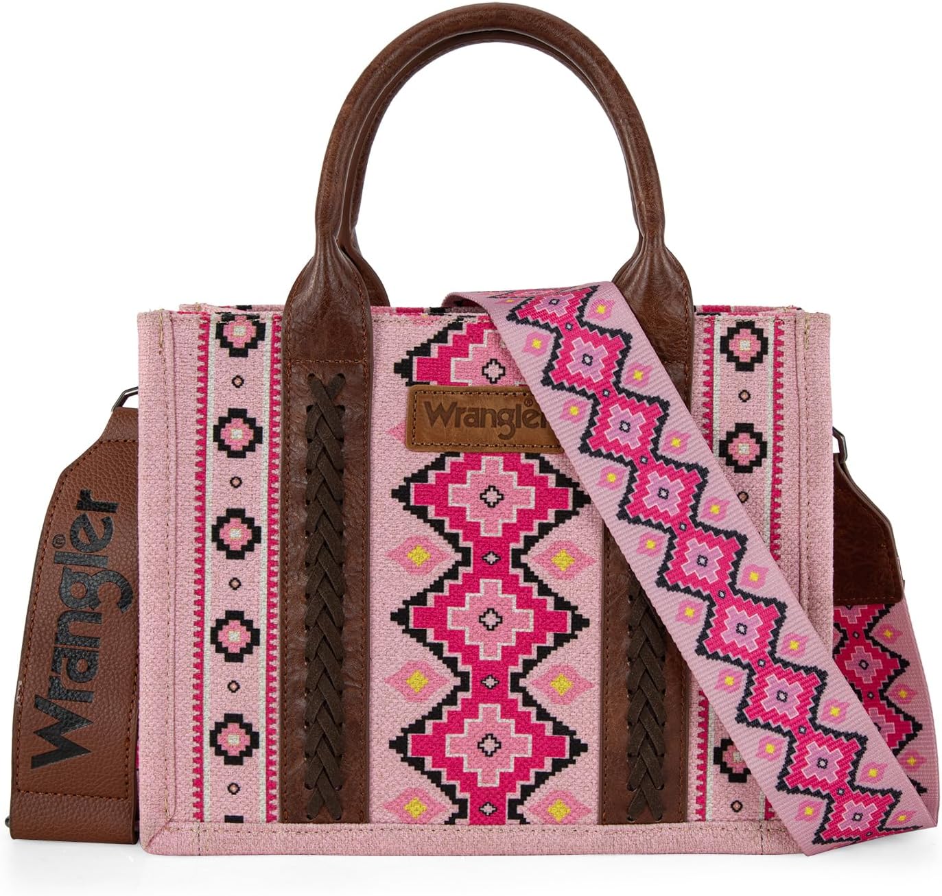 Wrangler Aztec Tote Bag: Stylish Boho Shoulder Handbag for Women