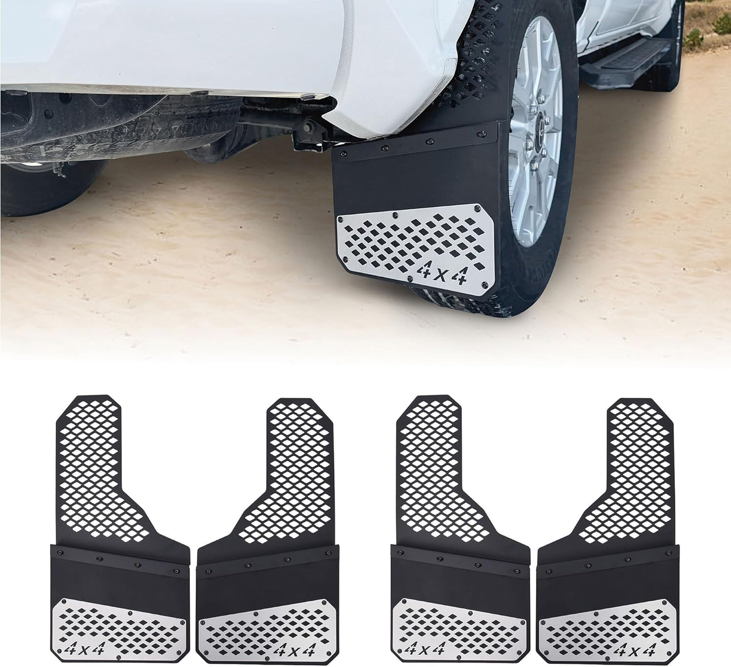 Mud Flaps Heavy-Duty Splash Guards for Pickup Truck SUV