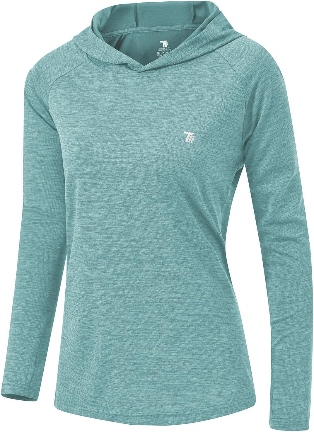 TBMPOY Women's UPF 50+ Sun Hoodie - Lightweight UV Protection