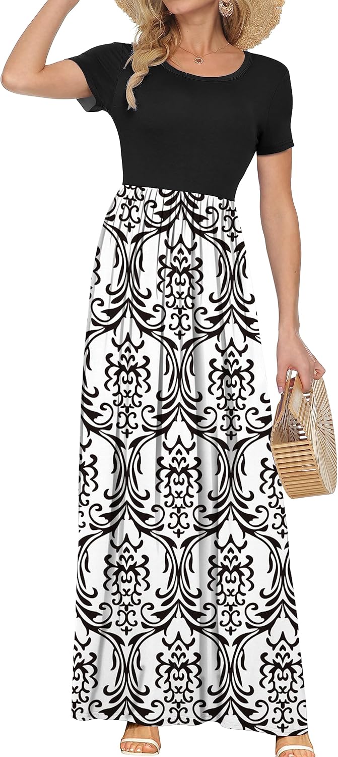 AUSELILY Women's Casual Maxi Dresses for Summer Style 2025