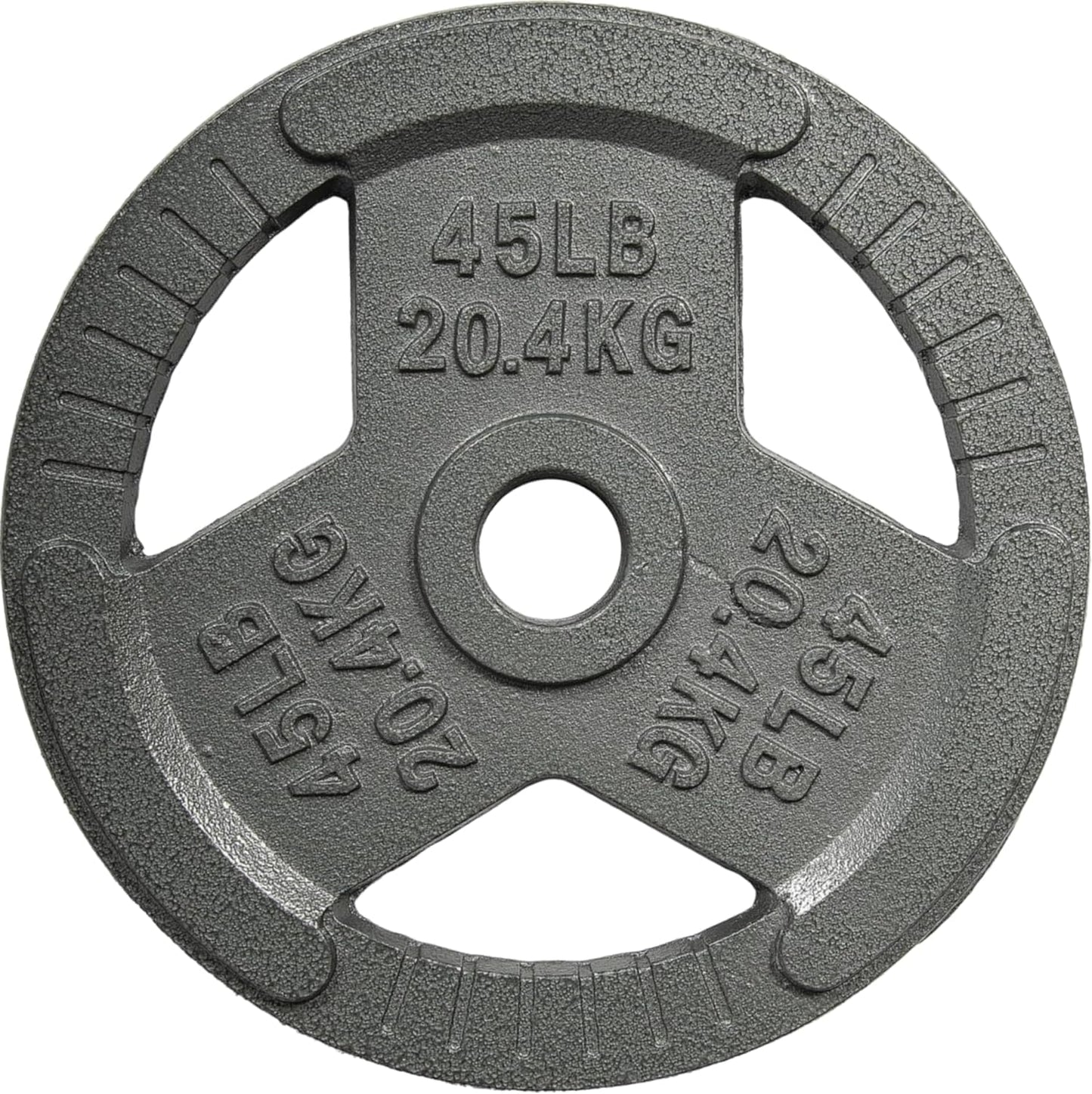 Yes4All Tri-Grip Handles Olympic Weight Plates for Strength Training