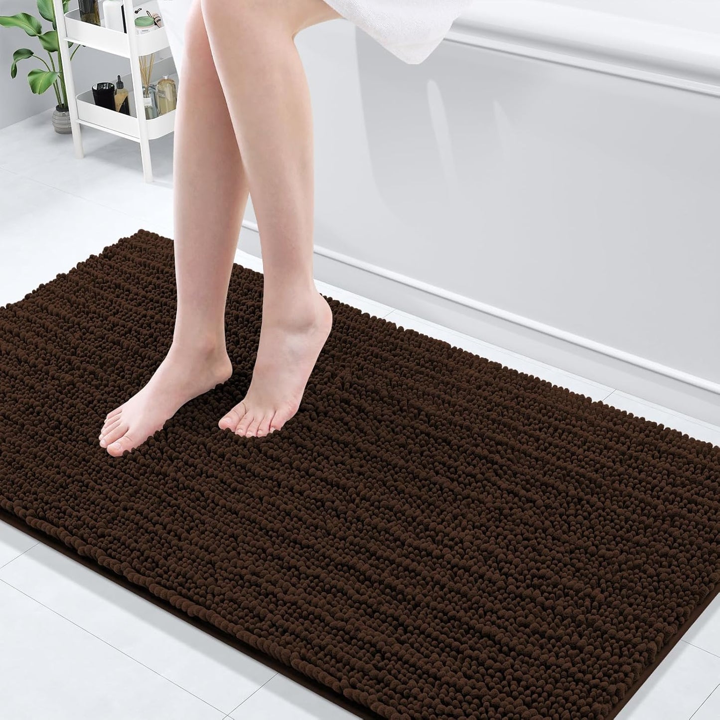 Arotive Luxury Chenille Bathroom Rug Mat for Ultimate Comfort