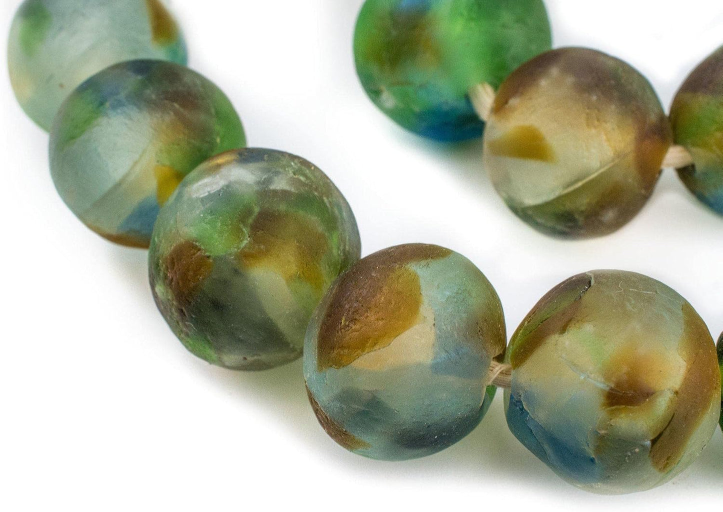 Jumbo Recycled Glass Beads for Unique Home Decor Projects