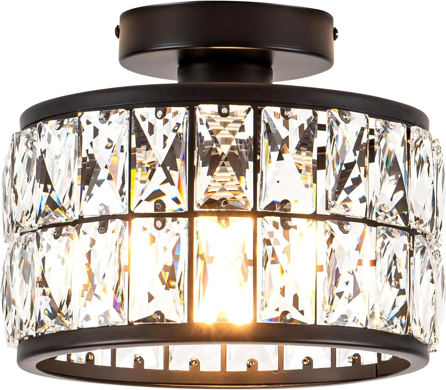 Modern Crystal Ceiling Light Fixture for Elegant Home Decor