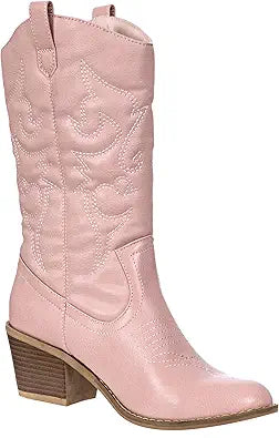 Embroidered Modern Western Cowboy Boot for Stylish Women
